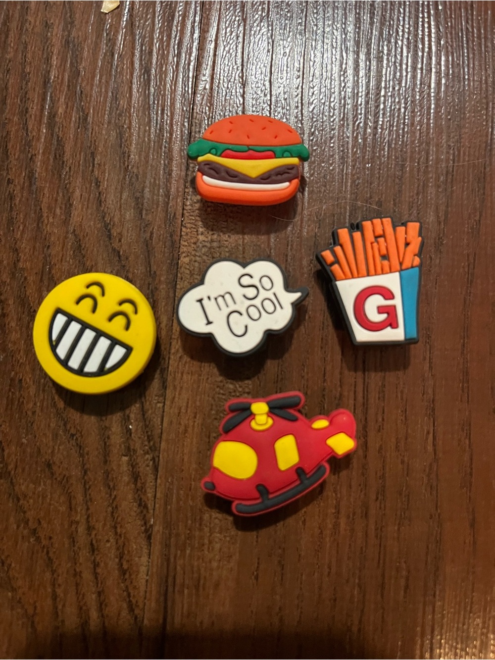 5 Boys Shoe Charms